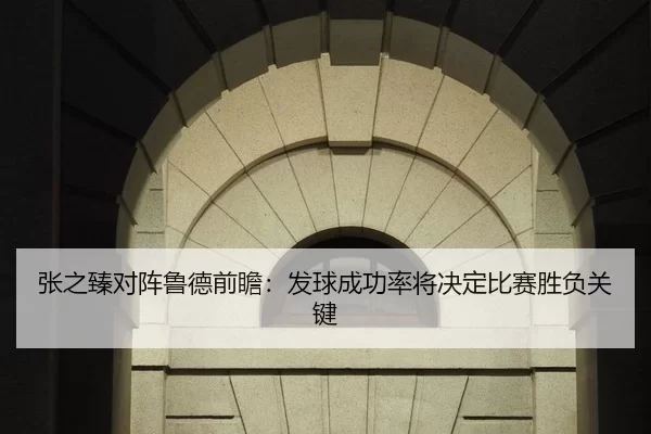 张之臻对阵鲁德前瞻：发球成功率将决定比赛胜负关键